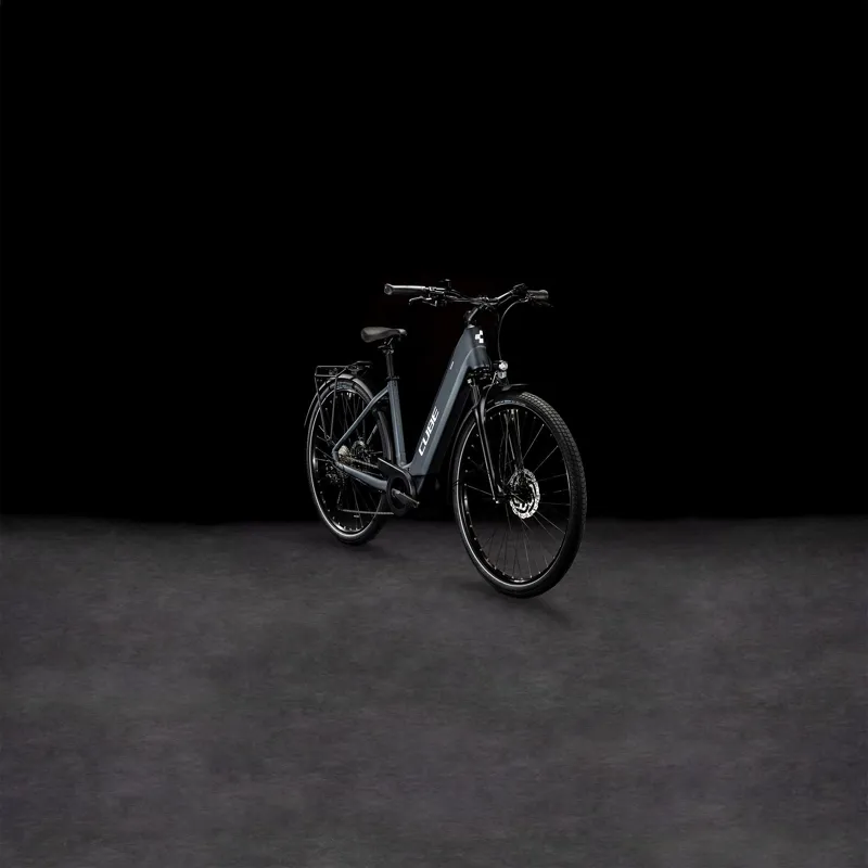 Cube Touring Hybrid One 625 Easy-Entry Electric Bike in Grey-6